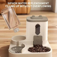 Load image into Gallery viewer, Pet large-capacity feeder integrated automatic water dispenser cat food bowl dog feeding bowl cat bowl dog bowl pet supplies
