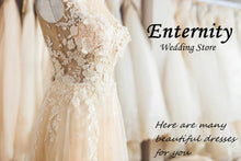 Load image into Gallery viewer, Boho A Line Beach Wedding Gown
