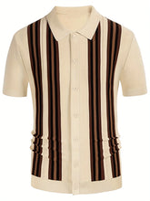 Load image into Gallery viewer, Striped V-Neck Tee
