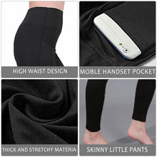 Load image into Gallery viewer, High Waist Elastic Workout Women Yoga Leggings Tummy Control Ruched Booty With Pocket Pants Seamless Gym Compression Tights
