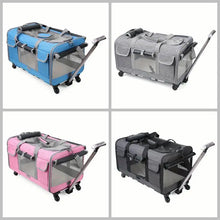 Load image into Gallery viewer, Extra Large Portable Pet Trolley Case, Detachable Dog Trolley Case, Large Foldable Pet Bag Cat Travel Carrier Bag
