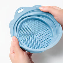 Load image into Gallery viewer, Makeup Brush Cleaner Cleaning Bowl Brush Tool Set Thorough Cleaning Without Hurting Bristles Wet &amp; Dry Powder Puff Dry Cleaner
