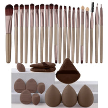 Load image into Gallery viewer, Makeup Brushes Set Premium Synthetic Kabuki Foundation Concealers Powder Blush Blending Face Eye Shadows Brush Set
