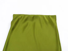 Load image into Gallery viewer, HH Skirts For Women 2024 Summer Solid Satin Sheath Long Skirt Female Show Curve Beach Outfits For Woman Mermaid Skirts
