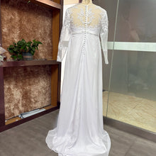 Load image into Gallery viewer, Elegant Lace Maternity Wedding Gown

