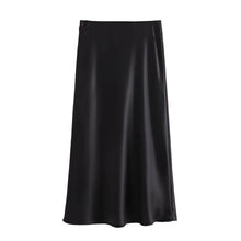 Load image into Gallery viewer, HH Skirts For Women 2024 Summer Solid Satin Sheath Long Skirt Female Show Curve Beach Outfits For Woman Mermaid Skirts
