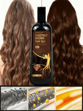 Load image into Gallery viewer, Unisex 9‑in‑1 Dark Brown Hair Care Shampoo Herbal Formula Nourish Scalp Long‑Lasting Hair Shine Daily Gentle Hair Cleanser
