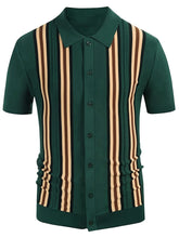 Load image into Gallery viewer, Striped V-Neck Tee
