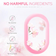 Load image into Gallery viewer, Facial Skin Care Set Skin Cleaning Sakura Skincare Set For Women Girls With Cleanser Toner Face Serum Cream Eye Cream
