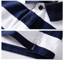 Load image into Gallery viewer, Contrast Stripe Summer Polo Shirt
