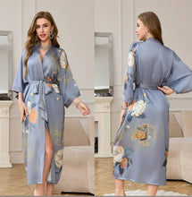 Load image into Gallery viewer, Luxury Summer Silk Bath Robe
