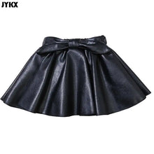 Load image into Gallery viewer, Kids Pleated PU Mini Skirt
