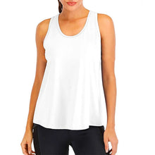 Load image into Gallery viewer, Yoga Shirt Female New Style T-Shirt Loose Fitness Tops Vest Women Sleeveless Sport Tee Quick-Drying Gym Running Workout Blouse
