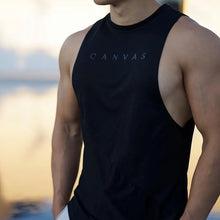 Load image into Gallery viewer, NEW Bodybuilding Sporty Tank Tops Men Gyms Fitness Workout Sleeveless Shirt Male Stringer Singlet Summer Casual Loose Undershirt
