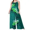 Load image into Gallery viewer, Fall New Fashion Polyester Cotton Polynesian Rompers Plus Size Women'S Clothing Custom Prom Samoan Jumpsuits
