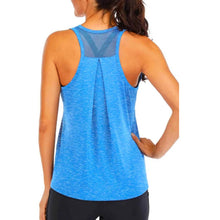 Load image into Gallery viewer, Yoga Shirt Female New Style T-Shirt Loose Fitness Tops Vest Women Sleeveless Sport Tee Quick-Drying Gym Running Workout Blouse
