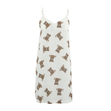 Load image into Gallery viewer, Cute Bear Print Cotton Nightgown
