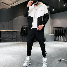 Load image into Gallery viewer, 2026 Men Tracksuit Casual Joggers Hooded Sportswear Jackets And Pants 2 Piece Sets Hip Hop Running Sports Suit
