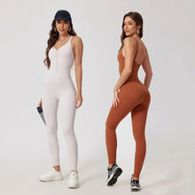 Load image into Gallery viewer, Quick Dry Seamless Yoga Jumpsuit
