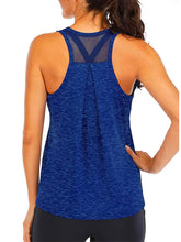 Load image into Gallery viewer, Yoga Shirt Female New Style T-Shirt Loose Fitness Tops Vest Women Sleeveless Sport Tee Quick-Drying Gym Running Workout Blouse
