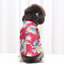 Load image into Gallery viewer, Hawaiian Print Breathable Dog Shirt
