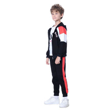 Load image into Gallery viewer, Kids Tracksuits,Teen Boys School Sweatsuits,Fashion Cotton Hooded Tops + Pants Set,Soft Children's Long Sleeve Sportswear
