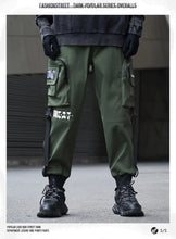 Load image into Gallery viewer, New Joggers Cargo Pants Men Fashion Ribbons Pocket Harem Trousers Sweatpants Men Hip Hop Harajuku Streetwear Casual Pants
