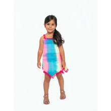 Load image into Gallery viewer, Girls Tie Dye Flared Tank Dress
