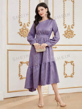 Load image into Gallery viewer, 3D Textured Woven Weaved Jacquard Fabric With Floral Raised Design Pattern for Making Children Wear Women Dresses Clothings
