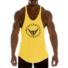 Load image into Gallery viewer, Workout Clothing Fitness Top Men Gym Tank  Mens Bodybuilding Brand Vest Muscle Sleeveless Singlets Fashion Sports Shirt

