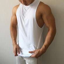 Load image into Gallery viewer, NEW Bodybuilding Sporty Tank Tops Men Gyms Fitness Workout Sleeveless Shirt Male Stringer Singlet Summer Casual Loose Undershirt
