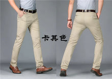 Load image into Gallery viewer, Premium Cotton Business Suit Pants
