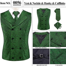 Load image into Gallery viewer, Men’s Silk Jacquard Suit Vest Set
