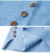 Load image into Gallery viewer, Pink Turtleneck Winter Knit Pullover
