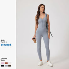 Load image into Gallery viewer, Quick Dry Seamless Yoga Jumpsuit
