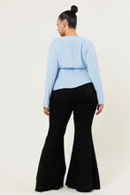 Load image into Gallery viewer, Mid Waist Flared Denim Jeans
