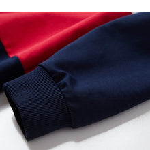 Load image into Gallery viewer, Long Sleeve Patchwork Cotton Polo
