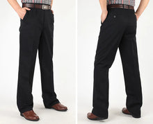 Load image into Gallery viewer, Classic Pleated Cotton Business Trousers
