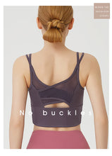 Load image into Gallery viewer, Sports Bra for Women Gym Shockproof Mesh Sports Quick-drying Bra Running Fitness Yoga Women Training Sports Underwear
