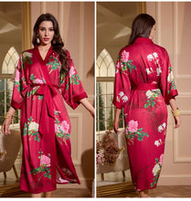 Load image into Gallery viewer, Luxury Summer Silk Bath Robe
