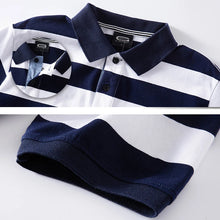 Load image into Gallery viewer, Contrast Stripe Summer Polo Shirt
