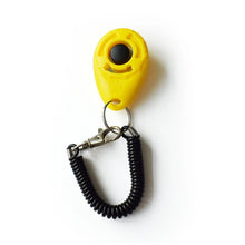 Load image into Gallery viewer, Dog Training Clicker Pet Cat Plastic New Dogs Click Trainer Aid Tools Adjustable Wrist Strap Sound Key Chain Dog Supplies
