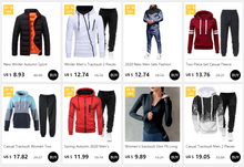Load image into Gallery viewer, Men's Athletic Trainning Joggers Casual Loose Fit Sweatpants Spring Fall Fleece Lined Pants Elastic Waist Drawstring Trousers
