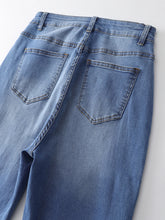 Load image into Gallery viewer, Washed Straight Denim Jeans
