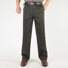 Load image into Gallery viewer, Classic Pleated Cotton Business Trousers
