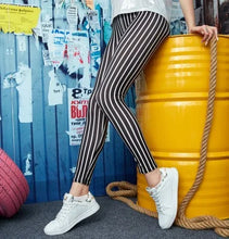 Load image into Gallery viewer, Women Leggings High Waist Cartoon Comic Beauty Print Trousers Soft Female Casual Elastic Pant
