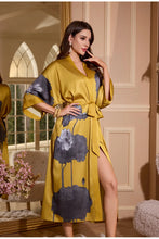 Load image into Gallery viewer, Luxury Summer Silk Bath Robe
