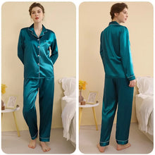 Load image into Gallery viewer, Silky Satin Plus Size Pajamas
