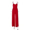 Load image into Gallery viewer, Summer Women Y2K Clothes Streetwear Festival Romper Solid Sleeveless Slips Backless Sexy Loose Wide Leg Pants Jumpsuits
