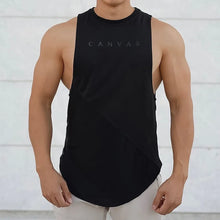 Load image into Gallery viewer, NEW Bodybuilding Sporty Tank Tops Men Gyms Fitness Workout Sleeveless Shirt Male Stringer Singlet Summer Casual Loose Undershirt
